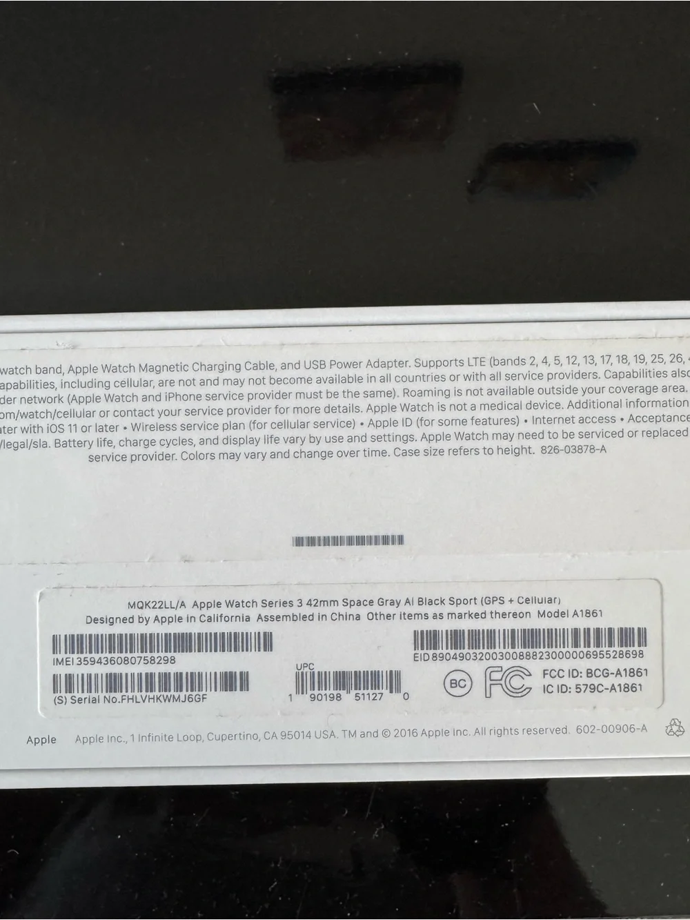 Apple Watch Series 3 Cellular+GPS
